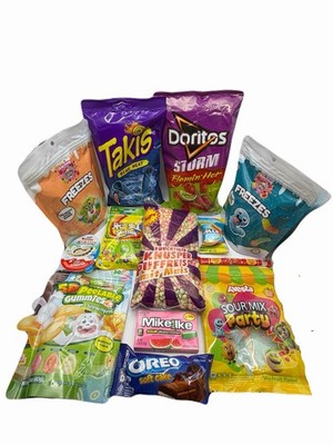 American Candy Box XXL | Takis Doritos Oreo Mike & Ike Snack Mix USA