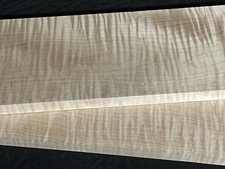 Curly Maple .85x6.5x28" Tiger S4S Lumber Wood Matching SET 205