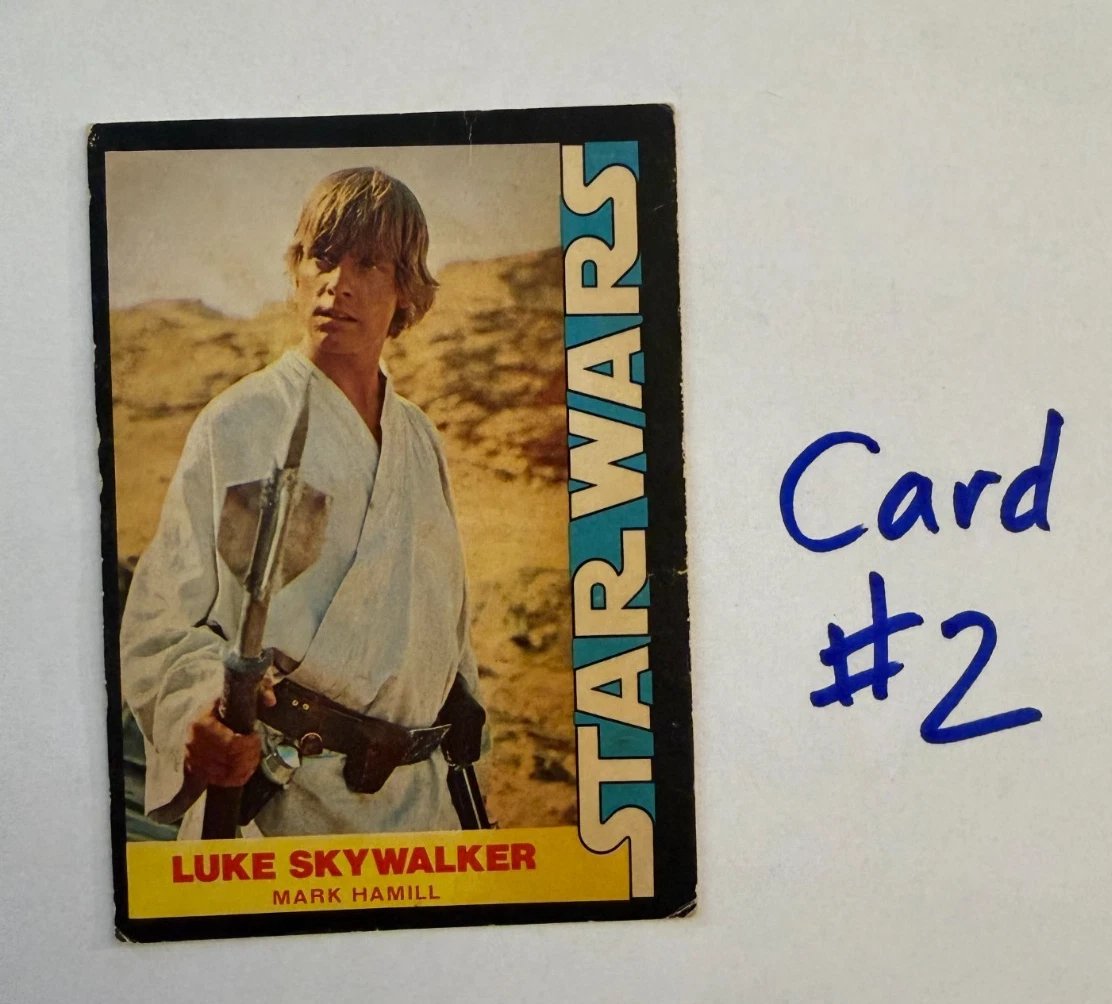 Topps Luke Skywalker Star Wars Collectable Trading Card Singles