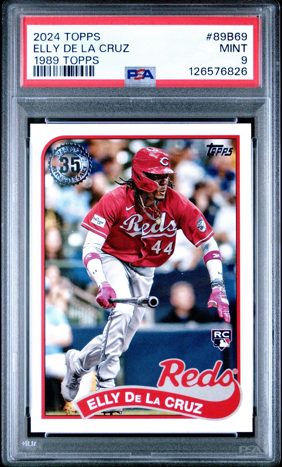 2024 Topps 1989 Topps Baseball Elly De La Cruz #89B69 PSA 9