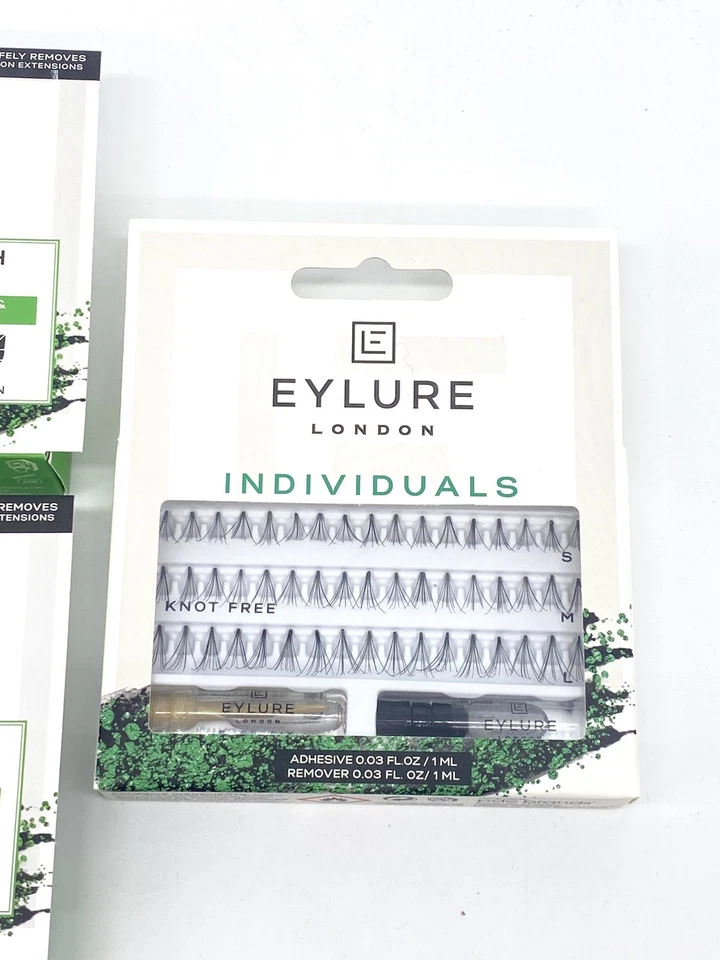 Eylure Individual Lashes Black Combo Short Medium Long Glue Remover Bundle - Image 2 of 4