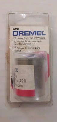 Dremel 420 Cut-off Wheel, 15/16 '' (23.8 mm) diameter, 0.40  (1.0 mm) disc thickn