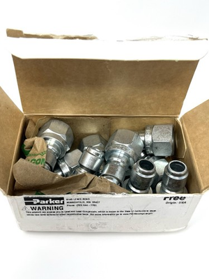 #ad QTY 10 Parker ST N3 Coupling 3 8” Plug 3 8” FNPT Quick Connect Nipple New $39.99