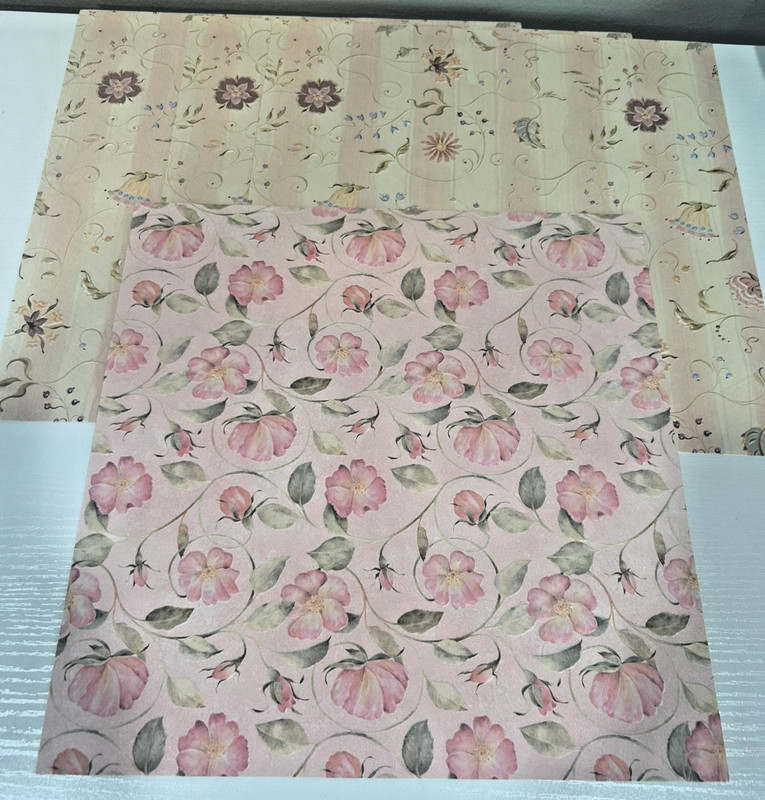 K&Company Chelsea Pink Romanza Wild Rose 12x12 scrapbooking paper