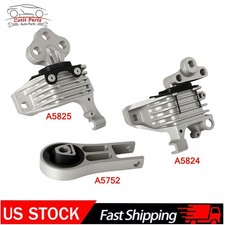 3× Engine Motor & Auto Trans & Torque Strut Mount For 2014-19 Jeep Cherokee 3.2L