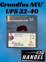 Grundfos Ups 32-40 96281390 UmwäLzpumpe 180Mm 230V Heizungspumpe NassläUfer Neu