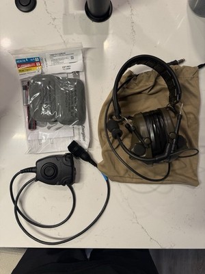 3M Peltor Comtac V Single-Comm Headset Never Used Brand New - OD Green
