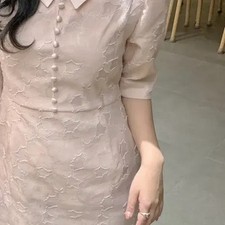 WithMyLove Pink Traditional Wedding Dress, Elegant Patterned