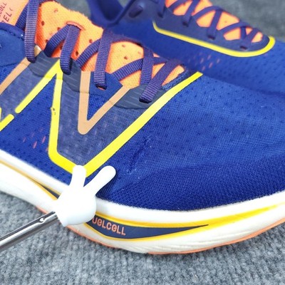 New Balance FuelCell Rebel v3 Shoes Mens Size 11.5 Blue Orange Running MFCXMN3 New Balance FuelCell Rebel v3 Shoes Mens Size 11.5 Blue  main image 3