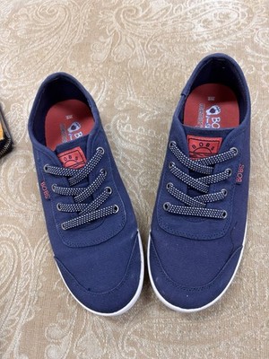 BOBS Skechers B Cute Navy Blue Memory Foam Women s Casual Shoes Sneakers Sz 8