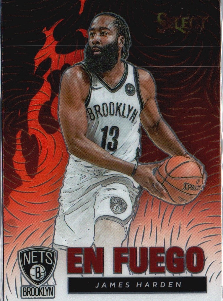 2020-21 Panini Select #4 James Harden En Fuego