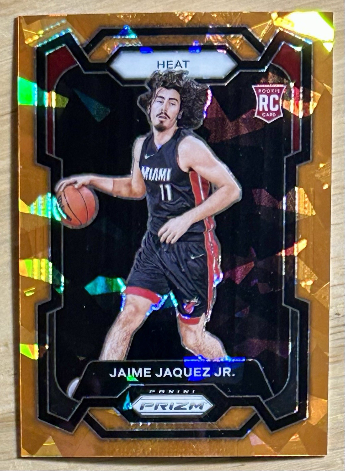 2023-24 Panini Prizm - Jaime Jaquez Jr. #137 Orange Ice Prizm (RC)