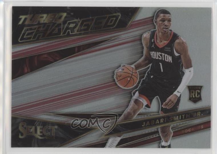 2022-23 Panini Select Turbocharged Silver Prizm Jabari Smith Jr #8 1g9p