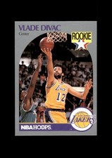 1990 NBA Hoops: #154 Vlade Divac RC NR-MINT
