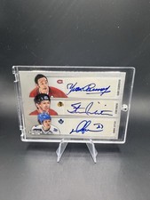 2013 Panini Contenders Auto Yzerman Messier Bourque Mikita 6way HOF Autograph