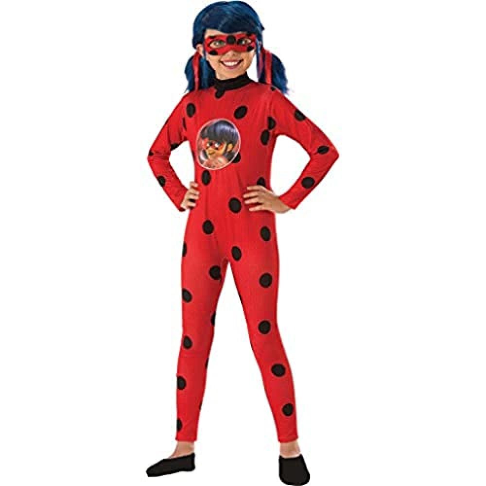(TG. M) Rubie's - Costume ufficiale Tikky Ladybug con accessori in panoplita, 15