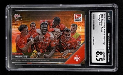 Topps Now 2024-25 Bundesliga Ragnar Ache /25 CGC 8.5 Kaiserslautern