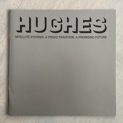 Very Rare Vintage 1982 Hughes Satellite Systems Brochure - excellent condition