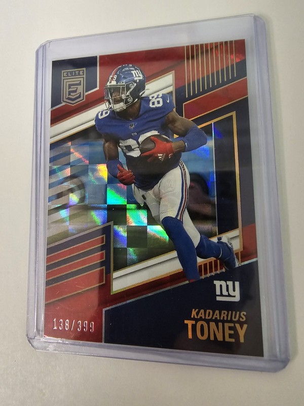 2022 Panini Donruss Elite - Red - #61 Kadarius Toney (138 / 399)