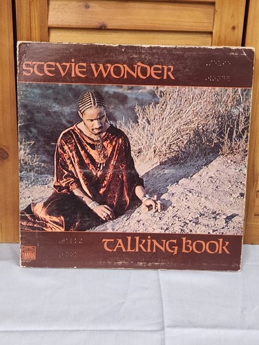 STEVIE WONDER TALKING BOOK LP VINYL FIRST PRESSING/EDITION BRAILLE COVER -