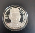 1991 Cecil Fielder Home Run and RBI Leader MLBP Silver Medal #63