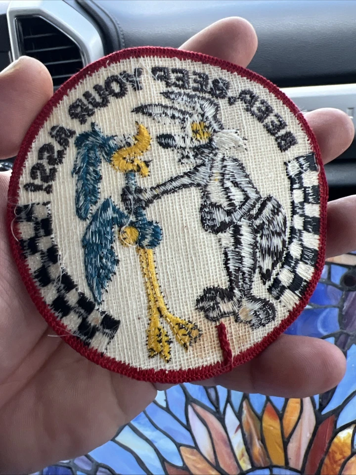 ORIGINAL NASA APOLLO ASTRONAUT GENE CERNAN BEEP, BEEP YOUR ASS! CLOTH-BACK PATCH - Image 2 of 2