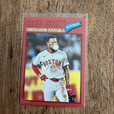 2026 Topps Heritage - Ceddanne Rafaela #397 Red Border