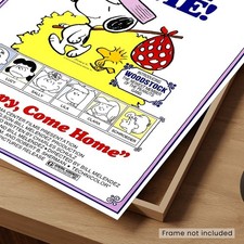 vintage snoopy poster products for sale | eBay