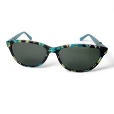 Nicole Miller Arden CG C02 Eyeglass Frames Tortoise Teal 52-15-138 Cat Eye Glam
