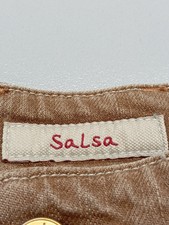 Pantalon Femme Salsas - Taille W28 L32 - Couleur Beige - Neuf Avec étiquettes - Coupe Bootcut