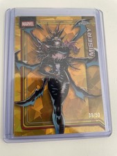 2026 Topps Chrome Marvel Comics Sapphire Misery #137 Gold Sapphire /50