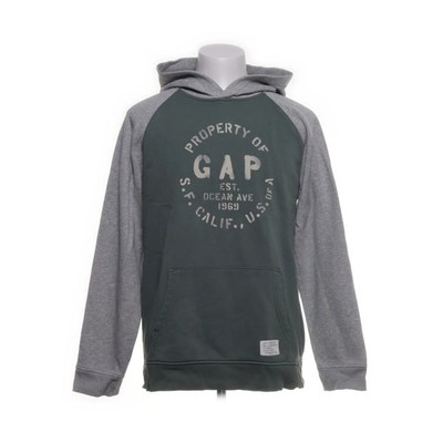 Gap, Kapuzenpullover, Größe: L, Grün/Grau, Baumwolle/Polyester, Print #yXg
