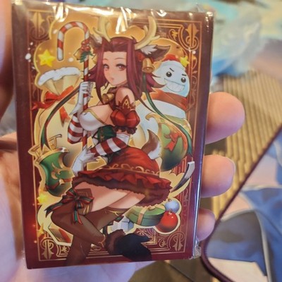 Red Akiza Christmas Mana Moon Sleeves - Amanda Lapalme - Yugioh Size