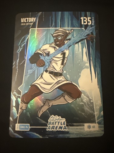 2026 Bo Jackson Battle Arena `Victory` Chill Ice Foil Victor Wembanyama Rare