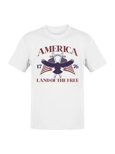 Patriotic Eagle Freedom Emblem Men's T-shirt