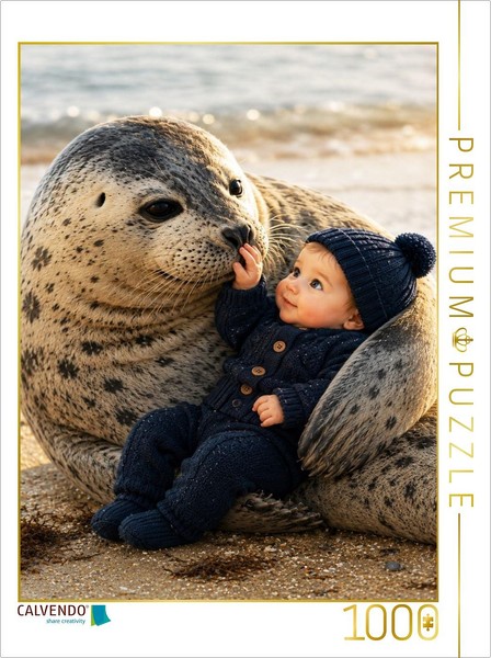 Calvendo Puzzle A Gentle Touch | 1000 Pieces, Finished Size 25.2 × 18.9 In (64 ×-image