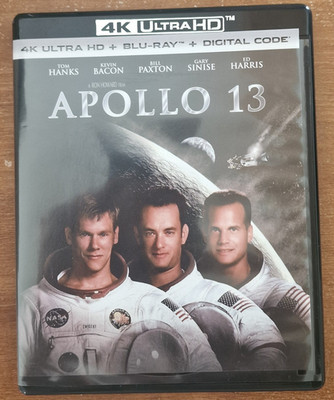APOLLO 13 4K UHD + BLURAY  - Free Postage