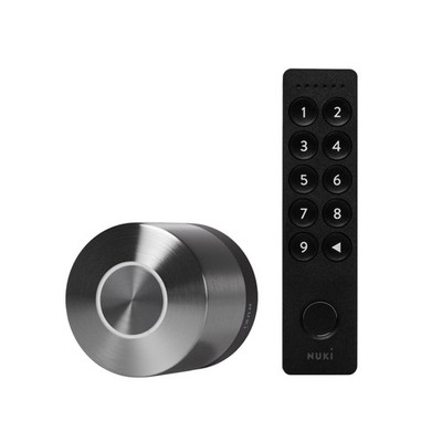 Nuki Smart Lock & Keypad 2, Keyless Door System with Auto-Lock, Fingerprint a...