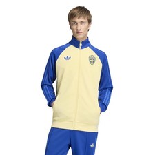 Men's adidas Yellow Sweden National Team Originals Full-Zip Track Jacket