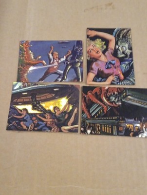 1995 Topps Mars Attack Archives Matrix Foil 4 Vard Chase Set