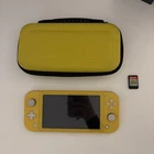 Nintendo Switch Lite 32GB, Yellow, Handheld, Portable Console With Case And Game