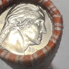 Full Roll 2022 P Maya Angelou Major Mint Error Variety- Error On End Cap! BU/UNC