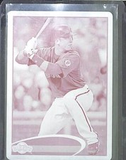2012 Topps Baseball Magenta Printing Plate #398 Buster Posey No 1 if 1