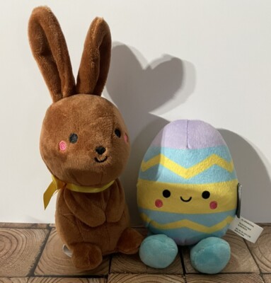 Hallmark Easter Better Together Chocolate Bunny and Egg Magnetic Plush