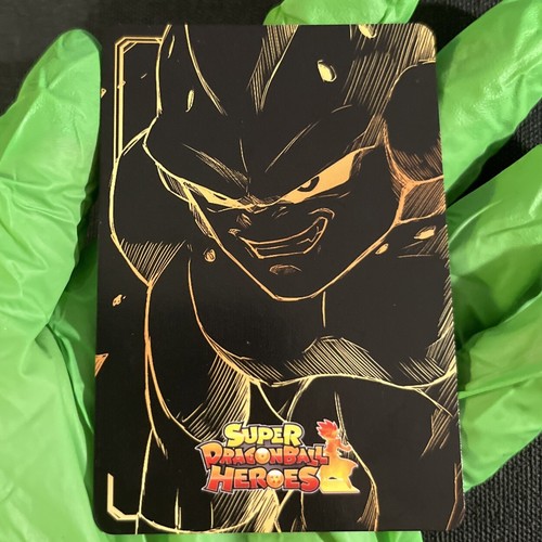 2024 Majin Kid Buu Super Dragon Ball Heroes Flash Card Gold Pressed Holo Foil - Picture 8 of 8