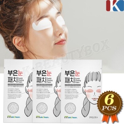 Eyelid Cooling Patch 6EA Best for eye puffiness Eye Patches Korean Cosmetics NEW