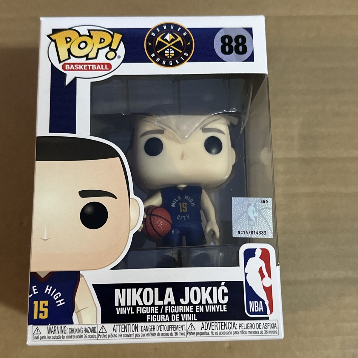 Funko POP! NBA Nikola Jokic #88 Denver Nuggets w/ Protector | eBay