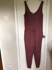 Athleta Jumpsuit L Dark Pink