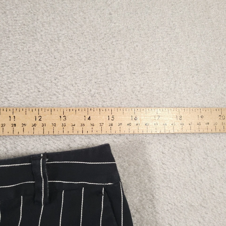 Pantalones Cortos Liz Claiborne Golf Audra Para Mujer Talla 8 Negros Rayas Bermudas Bolsillos Foto 4 de 4