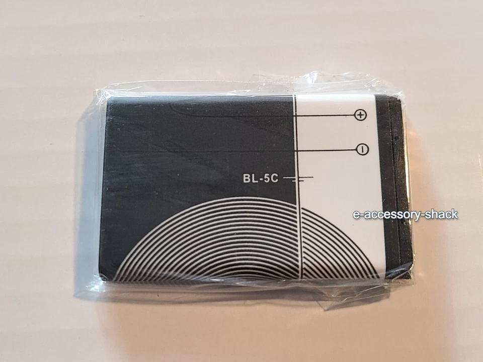 Batería OEM Especificación 3.7v 1020mAh Para BL-5C Original Nokia 2118 6086 6108 6205 6555 Foto 2 de 4